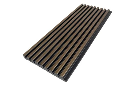 Metallic räfflade PS-dekorväggpanel